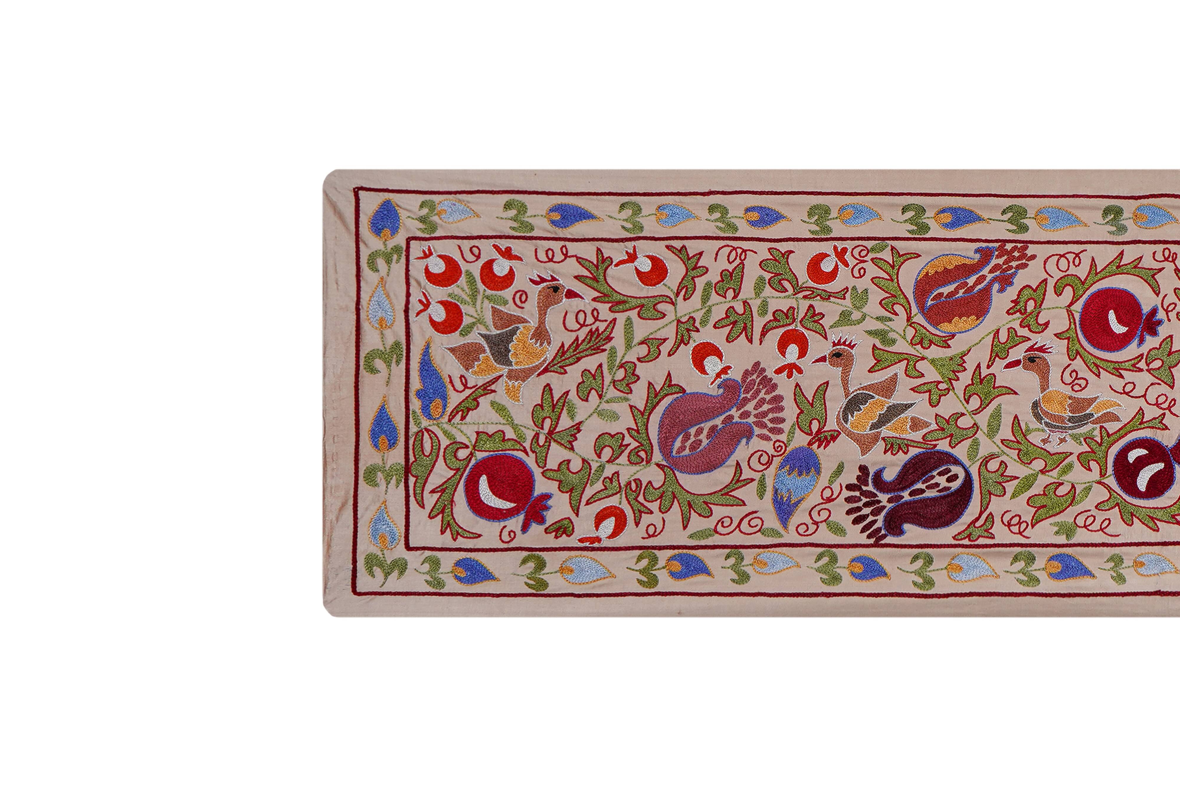 Hand-knotted rug, vintage Turkish rug 52x191 cm