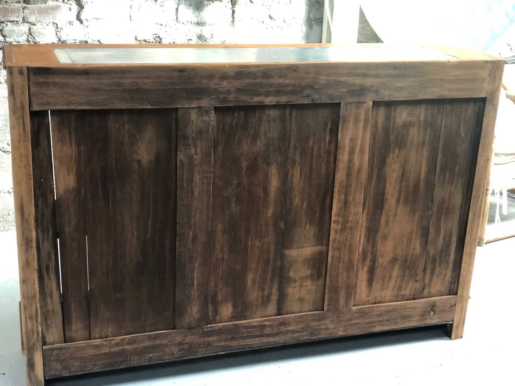 Old small counter and its elm dresser