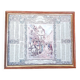 Wooden photo frame with gold edging 27cm x 22cm