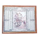 Cadre photo en bois avec liseré doré 27cm x 22cm