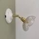 Vintage glass cut lampshade - tableware collection -