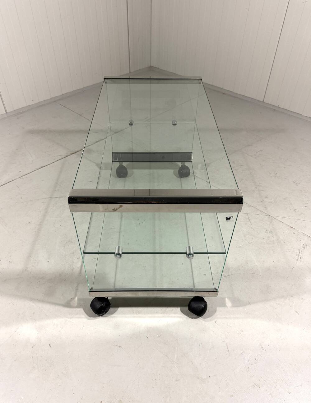 Gallotti&Radice audio rack, television table, side table Tris 1971