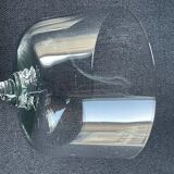 6 wine glasses light blown crystal