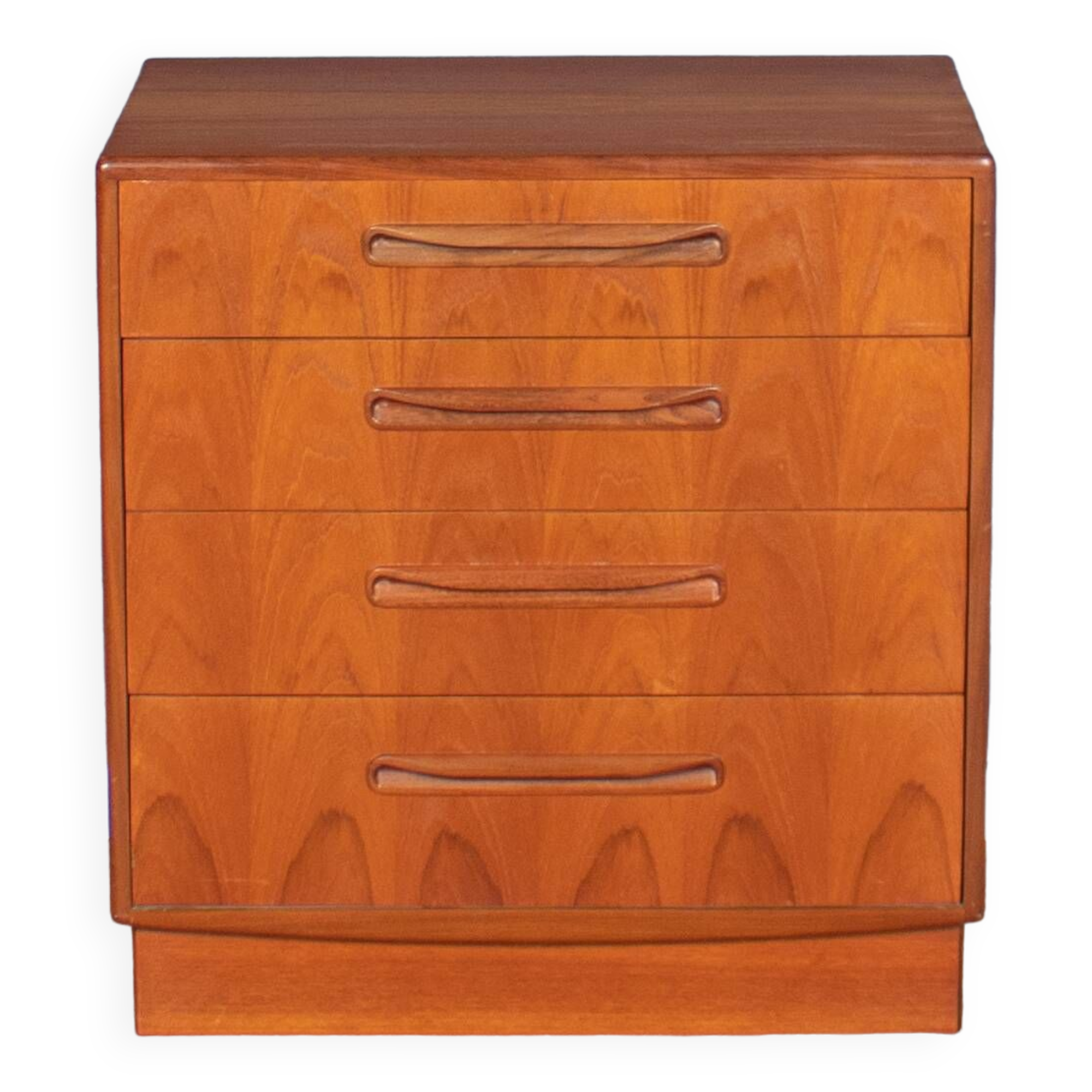 Commode rétro en teck des années 1960, fresque G Plan de Victor Wilkins pour commode