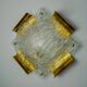 XL frosted wall light by Kalmar, Murano glass, Austria, 1970