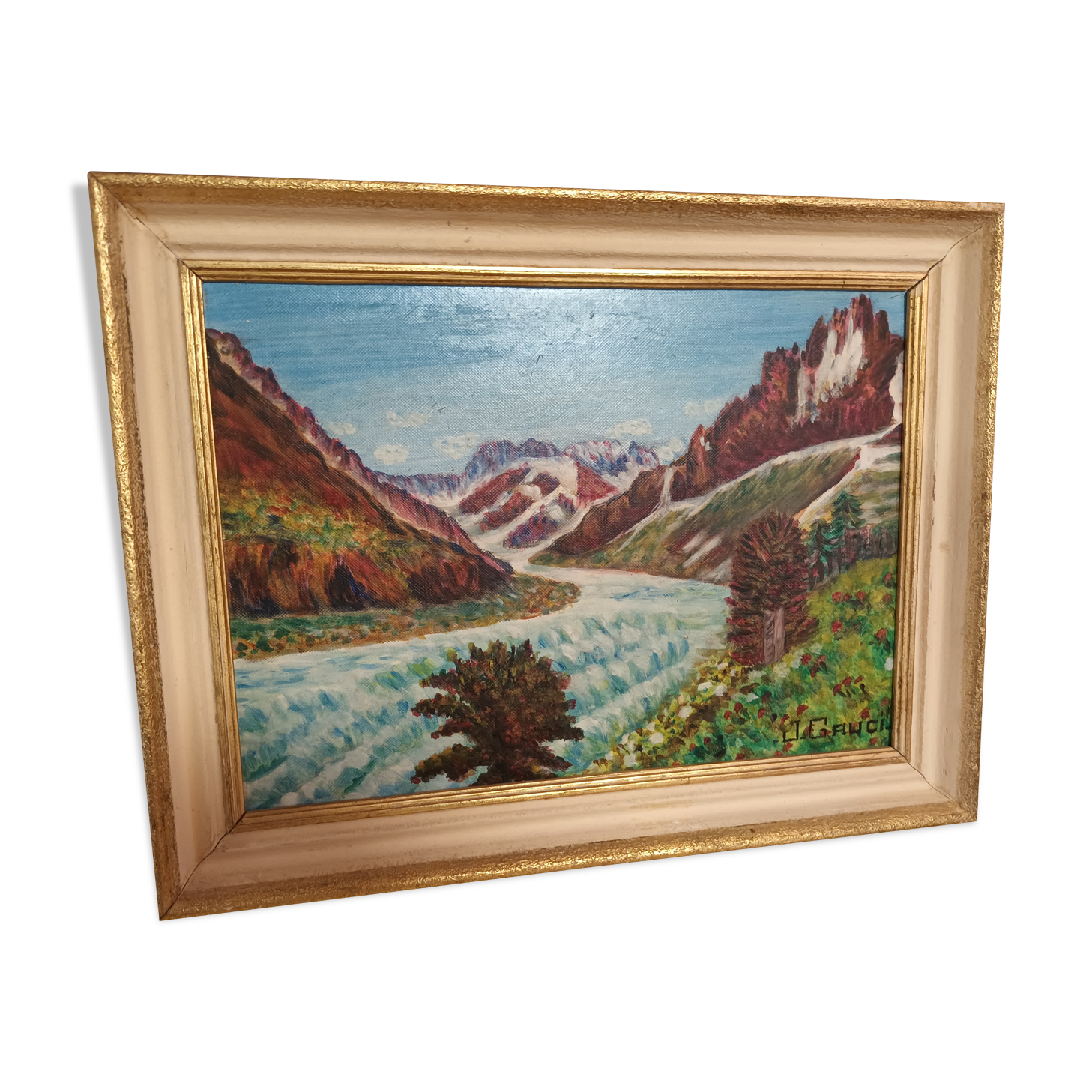 Tableau paysage montagne