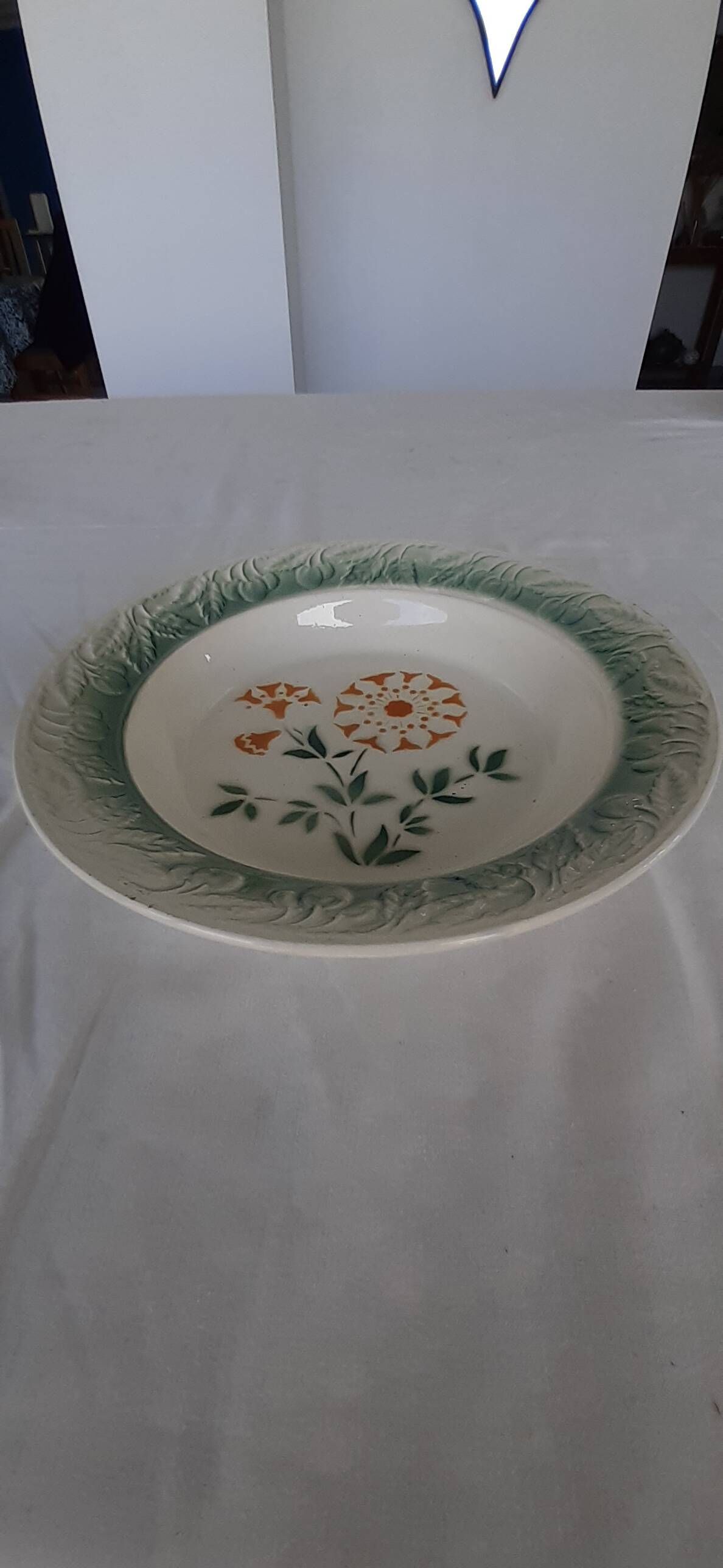 Set of 3 old GIVORS earthenware dishes