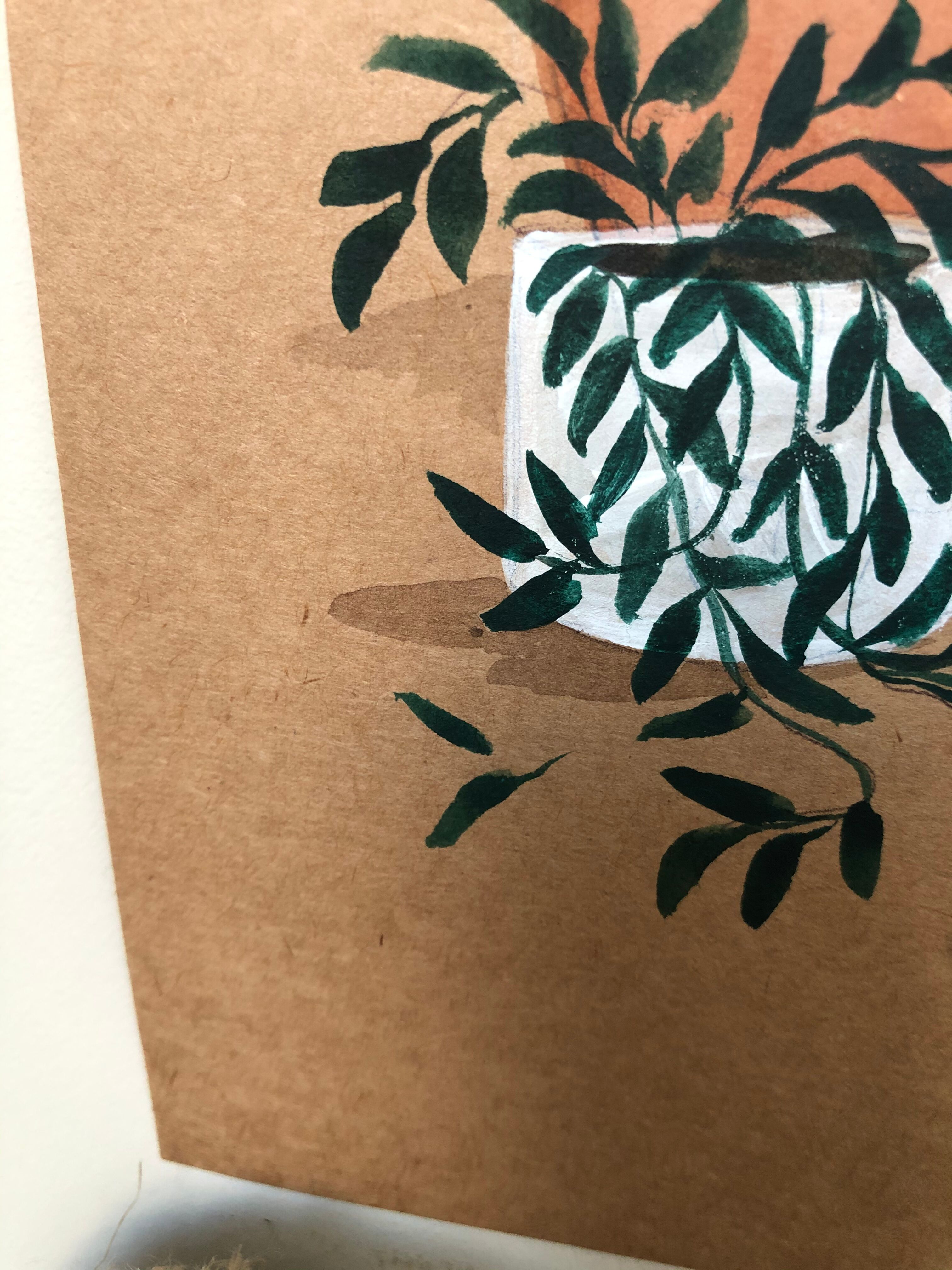 Painting A4 Ceramics and fruits