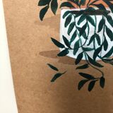 Painting A4 Ceramics and fruits