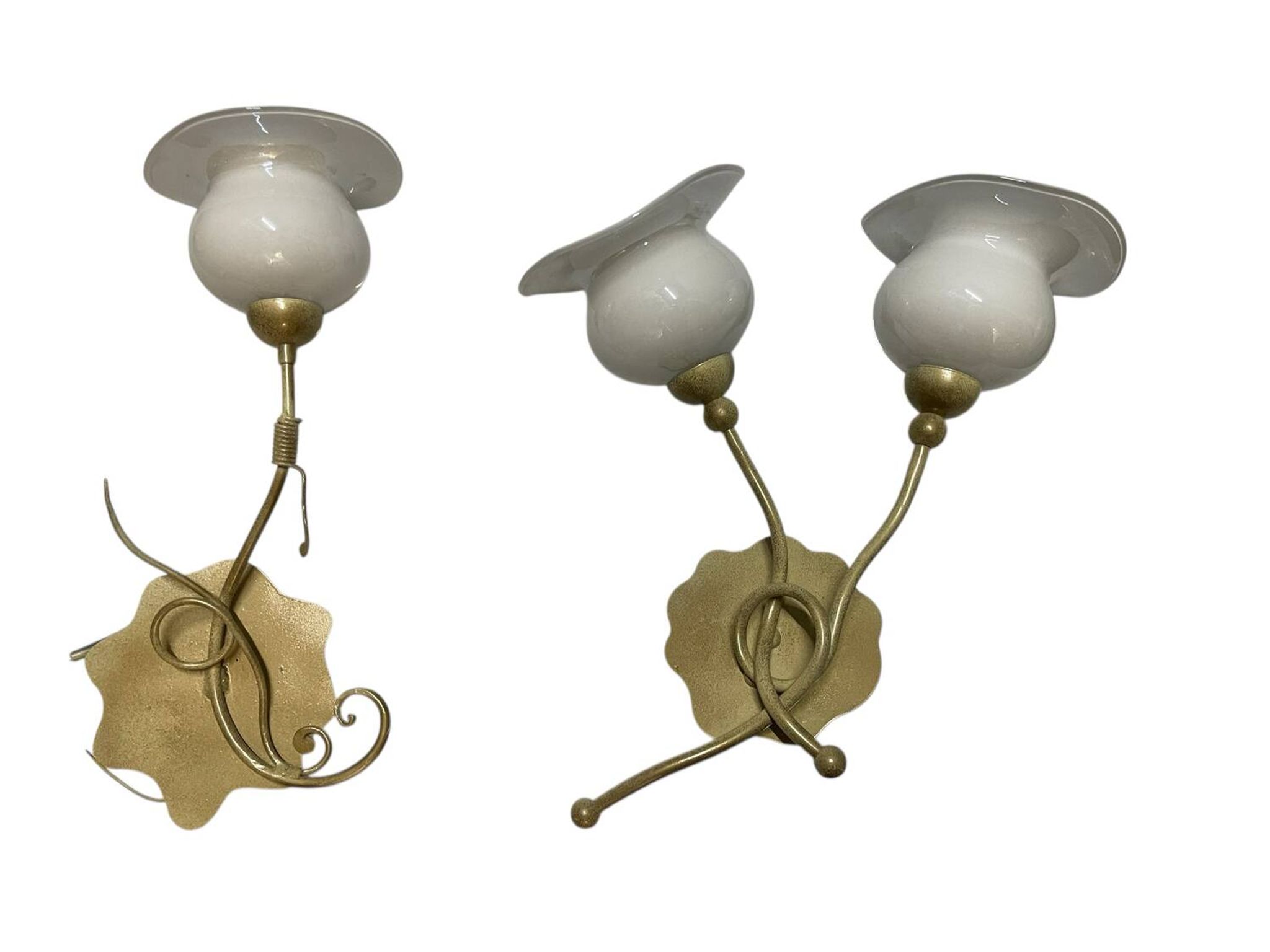 Murano Glass Sconces Set of 2 by Zonca 