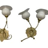 Murano Glass Sconces Set of 2 by Zonca 