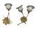 Murano Glass Sconces Set of 2 by Zonca 