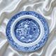 "Blue Willow" Indo-Chinese Plate - Ceramica Richard - 19th Century