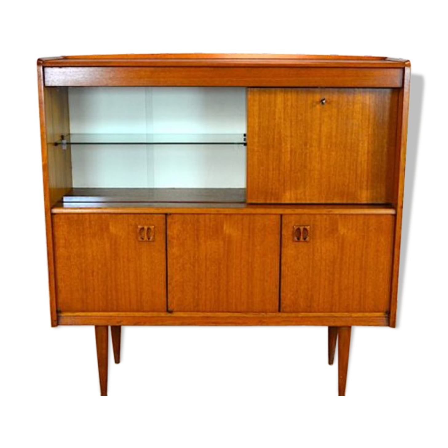 Meuble design scandinave en teck vintage 1965 Selency