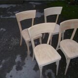 Series of 4 Baumann bistro chairs