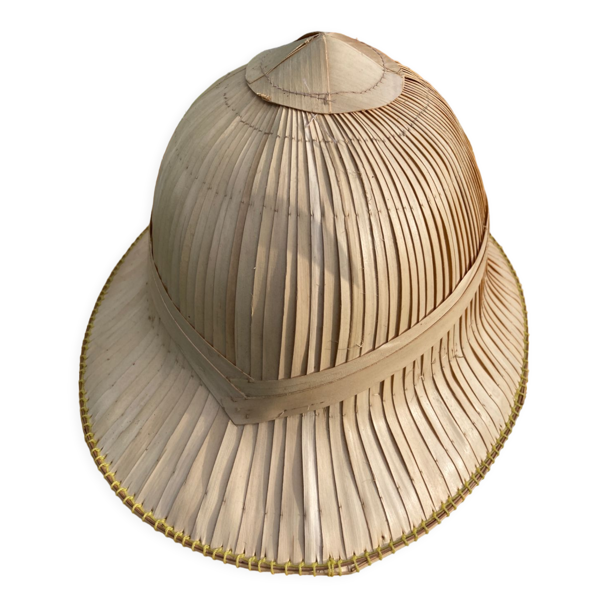 Explorer's hat made of straw