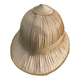 Explorer's hat made of straw