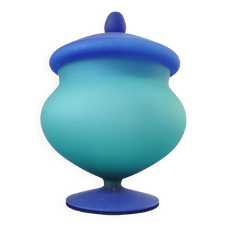 Frosted glass bonbonnière "Carlo Moretti"