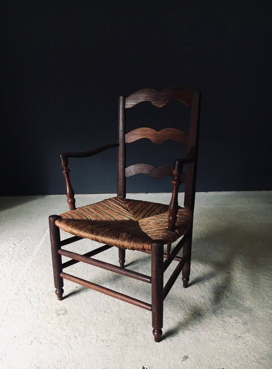French Country Style Armchair, 1920s
