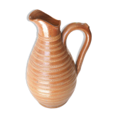Pichet grès rayures