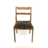 Set of 4 Scandinavian beech chairs, Sweden, 1950.