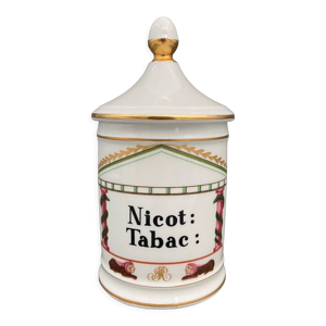pot a pharmacie en porcelaine