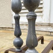 Paire de CHENETS Géométriques VINTAGE