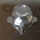 Art Deco silver-plated sauce boat with hallmark, 1920s-30s.