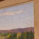 Oil on panel "Landscape" by Karl Abel