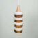Vintage glass suspension, amber glass cylinder, pendant lamp.