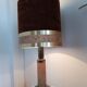 Table lamp decor gold metal Cork and vintage flighting 70