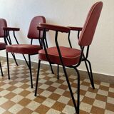 Chaise fauteuil tubulaire années  50
