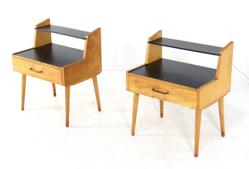 Set Everest bedside tables 'Herpen' - 1957 mid century modern