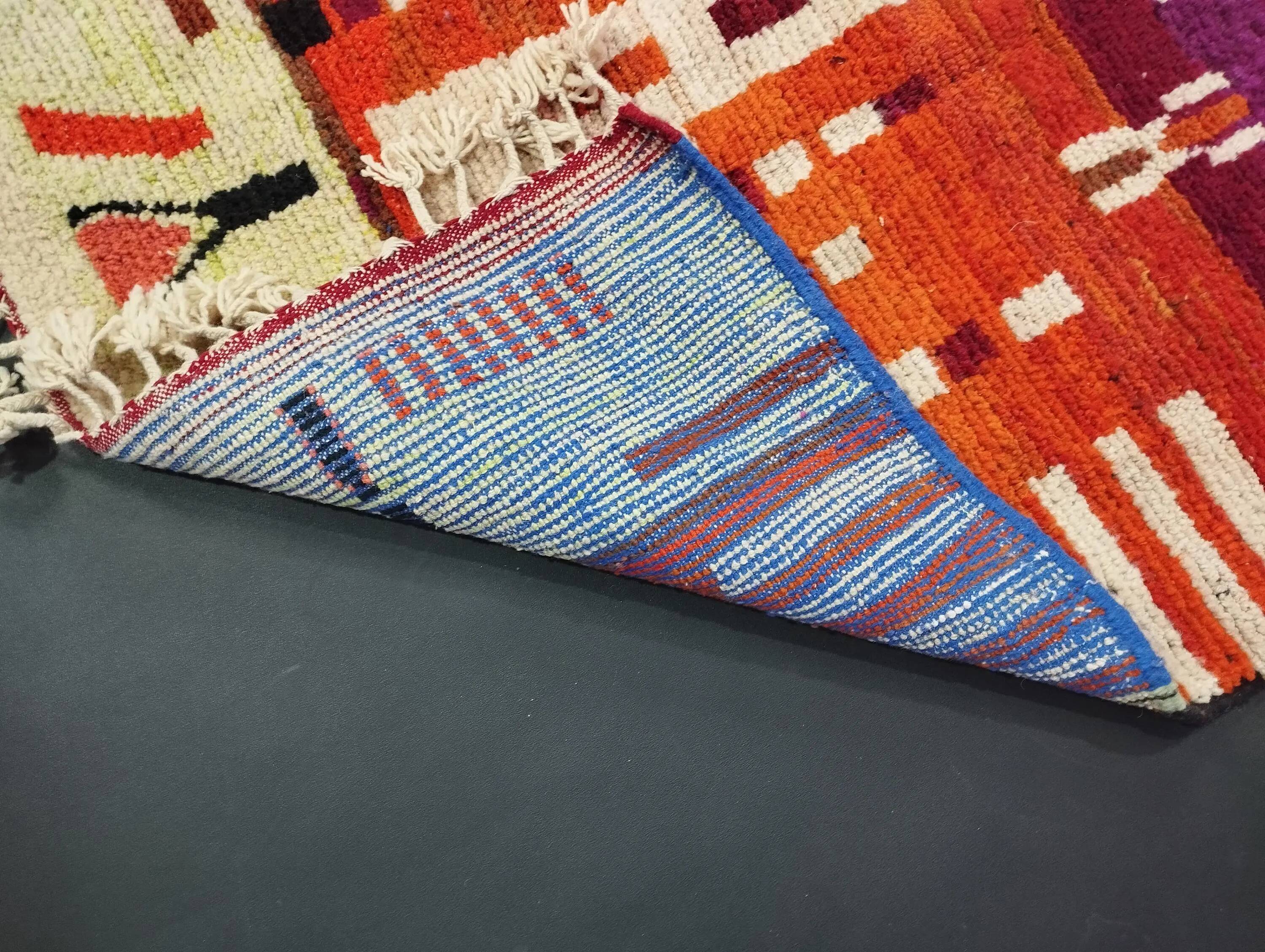 Authentic handmade Moroccan rug 3 x 2 m