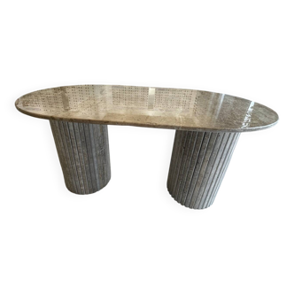 Table travertin 150