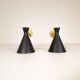 Pair of modern Italian wall sconces in Stilnovo style, wall lamp.