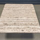 Vintage travertine coffee table, 1970s
