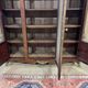 Late 19th century Regency style bookcase in rosewood and oak, removable