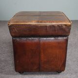 Armchair + sheepskin pouf