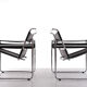 Pair of Wassily armchairs by Marcel Breuer 1970