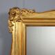 Antique carved and gilded wooden mirror, Italy, late 19th century.