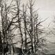 Silver gelatin photograph by Bernard Darot, mountain landscape, 20th century