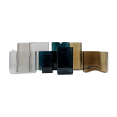 Midcentury Modern collection of ten "Ice" vases by Gullaskruf, Sweden, 1960s.