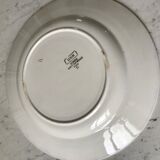 Round dish Digoin Sarreguemines model "Cibon" years 30-40