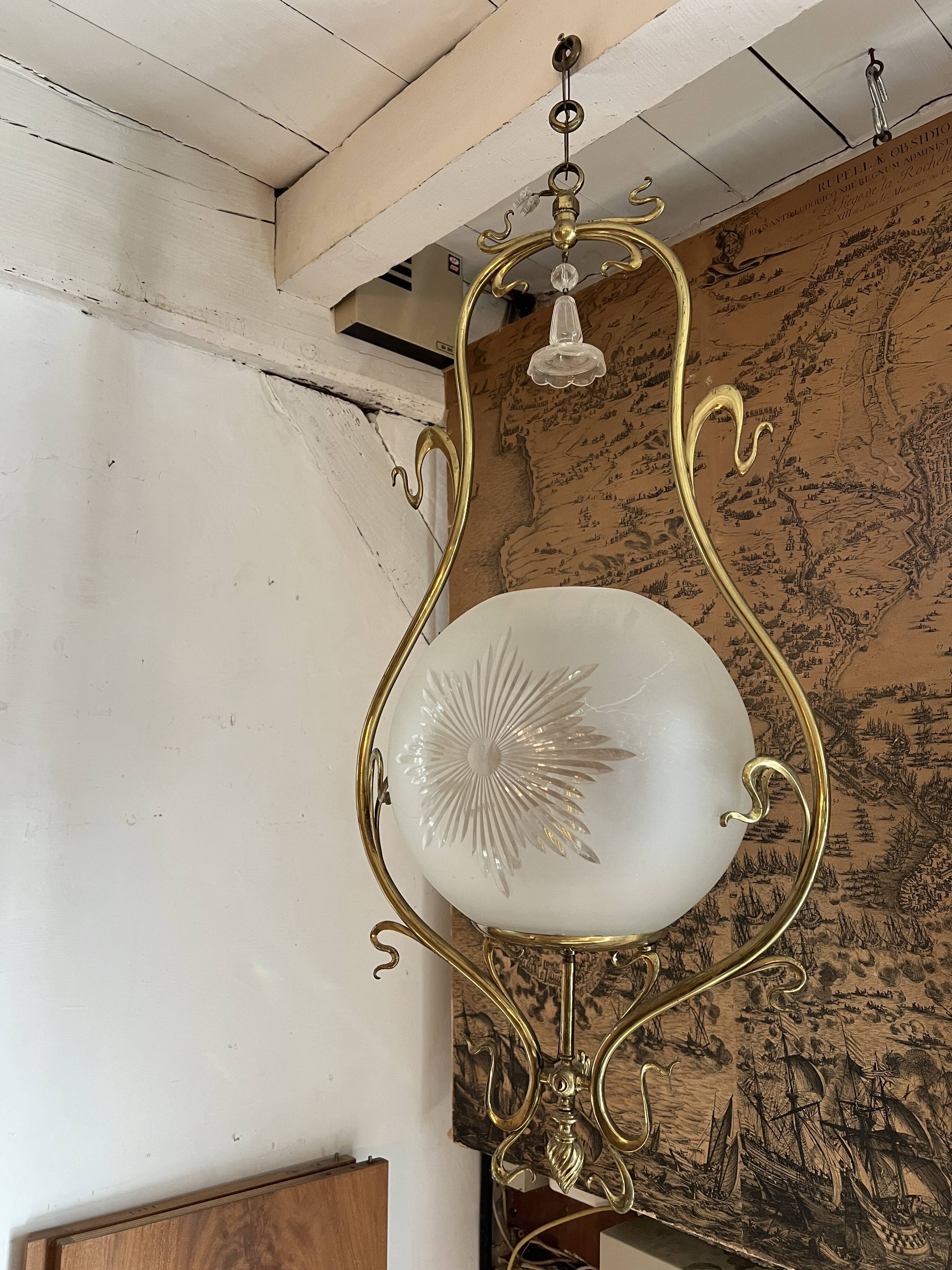 Lanterne art nouveau