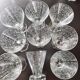 Lot de 34 magnifiques verres en cristal Baccarat
