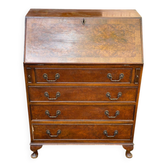 19th-century Chippendale wooden secretary