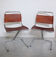 Set de 2 chaises en cuir