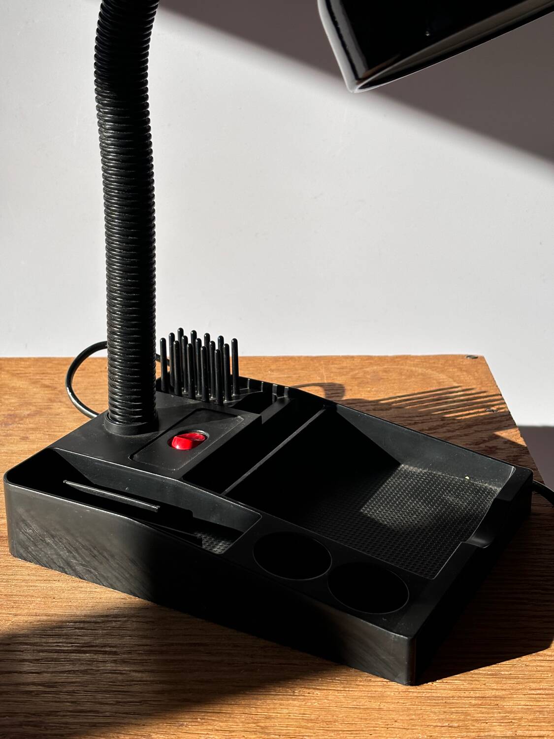 Vintage Desk Lamp with Organizer 1980