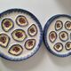 6 vintage MBFA Pornic oyster plates
